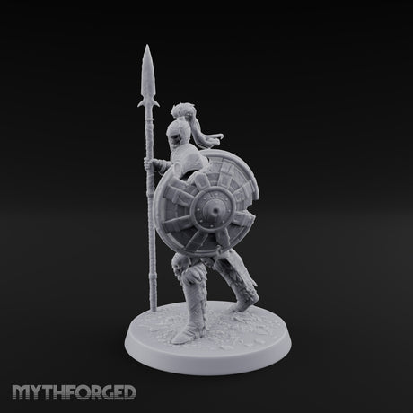 Horns, Hide and Hafts Skeleton Spear Warrior C