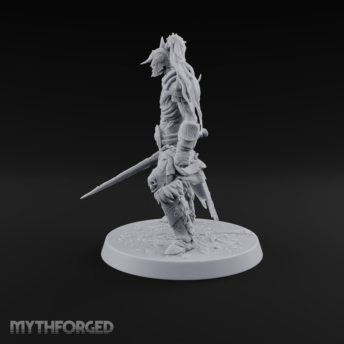 Ponytail Outlasted the Pulse Skeleton Sword Warrior B