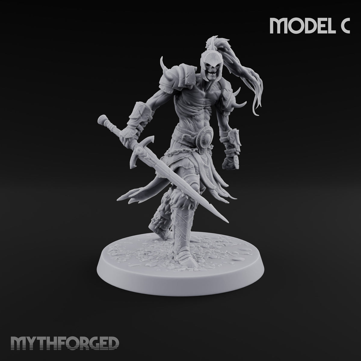 Ponytail Outlasted the Pulse Skeleton Sword Warrior C
