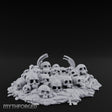 Rib-Jutting Bone-Heaped Skull Pile Miniature for Dungeons and Dragons, Pathfinder or other TTRPGs