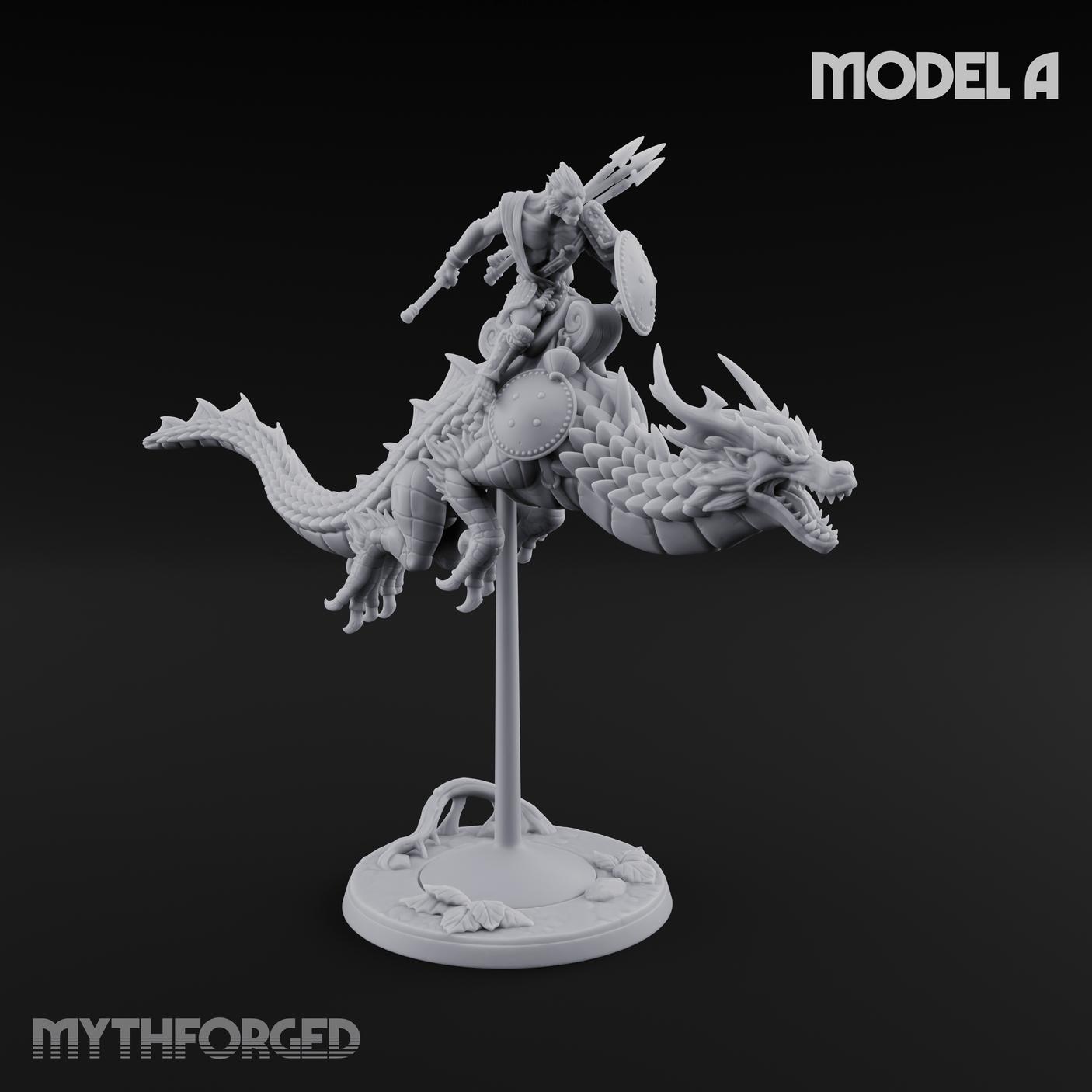 Saddle Riding Hadozee Dragon Riders A Miniature for Dungeons and Dragons, Pathfinder or other TTRPGs