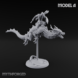 Saddle Riding Hadozee Dragon Riders A Miniature for Dungeons and Dragons, Pathfinder or other TTRPGs