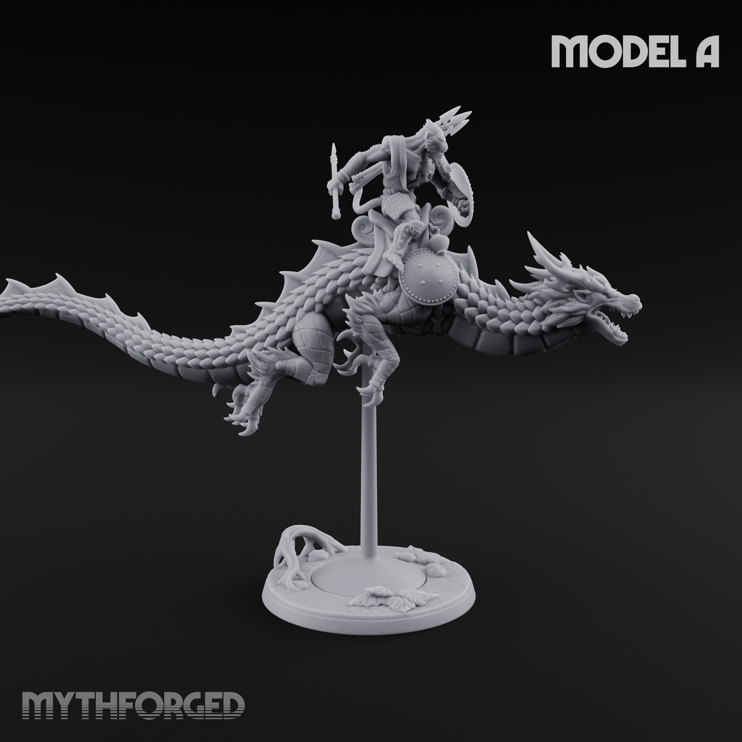 Saddle Riding Hadozee Dragon Riders A Miniature for Dungeons and Dragons, Pathfinder or other TTRPGs
