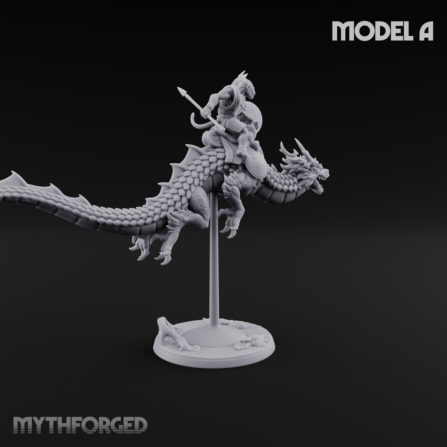Saddle Riding Hadozee Dragon Riders A Miniature for Dungeons and Dragons, Pathfinder or other TTRPGs