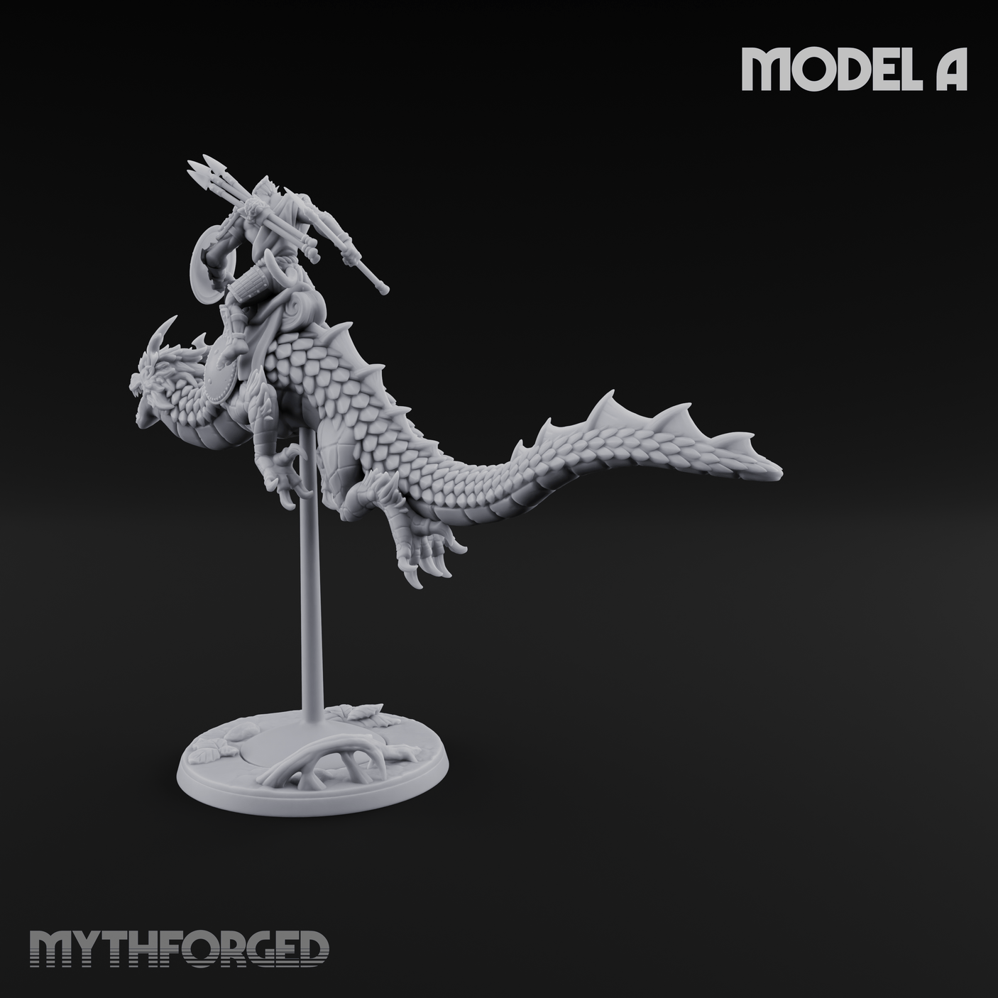 Saddle Riding Hadozee Dragon Riders A Miniature for Dungeons and Dragons, Pathfinder or other TTRPGs