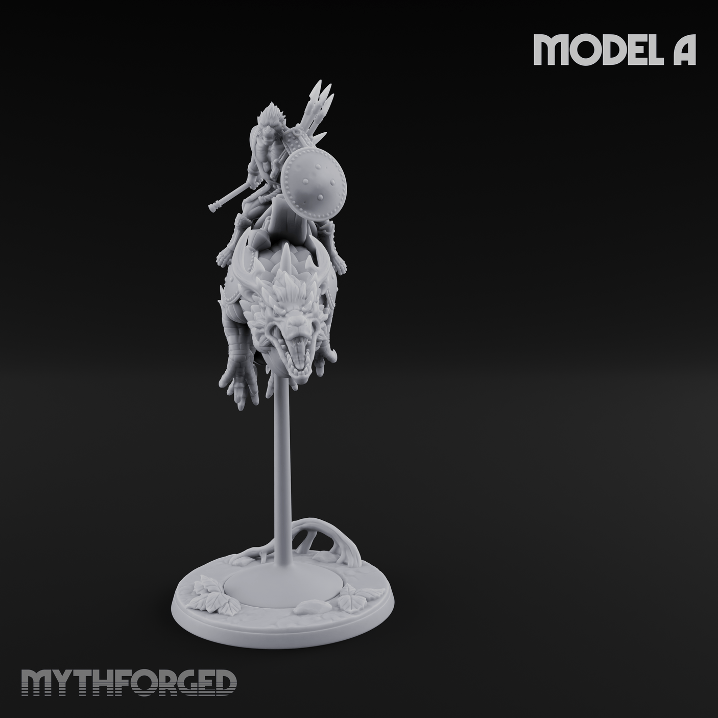 Saddle Riding Hadozee Dragon Riders A Miniature for Dungeons and Dragons, Pathfinder or other TTRPGs