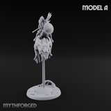 Saddle Riding Hadozee Dragon Riders A Miniature for Dungeons and Dragons, Pathfinder or other TTRPGs