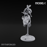 Saddle Riding Hadozee Dragon Riders C Miniature for Dungeons and Dragons, Pathfinder or other TTRPGs