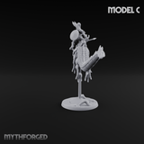 Saddle Riding Hadozee Dragon Riders C Miniature for Dungeons and Dragons, Pathfinder or other TTRPGs