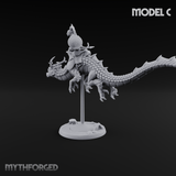 Saddle Riding Hadozee Dragon Riders C Miniature for Dungeons and Dragons, Pathfinder or other TTRPGs