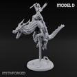 Saddle Riding Hadozee Dragon Riders D Miniature for Dungeons and Dragons, Pathfinder or other TTRPGs