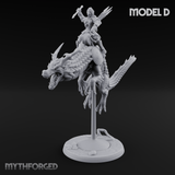 Saddle Riding Hadozee Dragon Riders Miniature for Dungeons and Dragons, Pathfinder or other TTRPGs