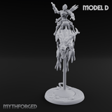 Saddle Riding Hadozee Dragon Riders Miniature for Dungeons and Dragons, Pathfinder or other TTRPGs