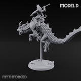 Saddle Riding Hadozee Dragon Riders D Miniature for Dungeons and Dragons, Pathfinder or other TTRPGs