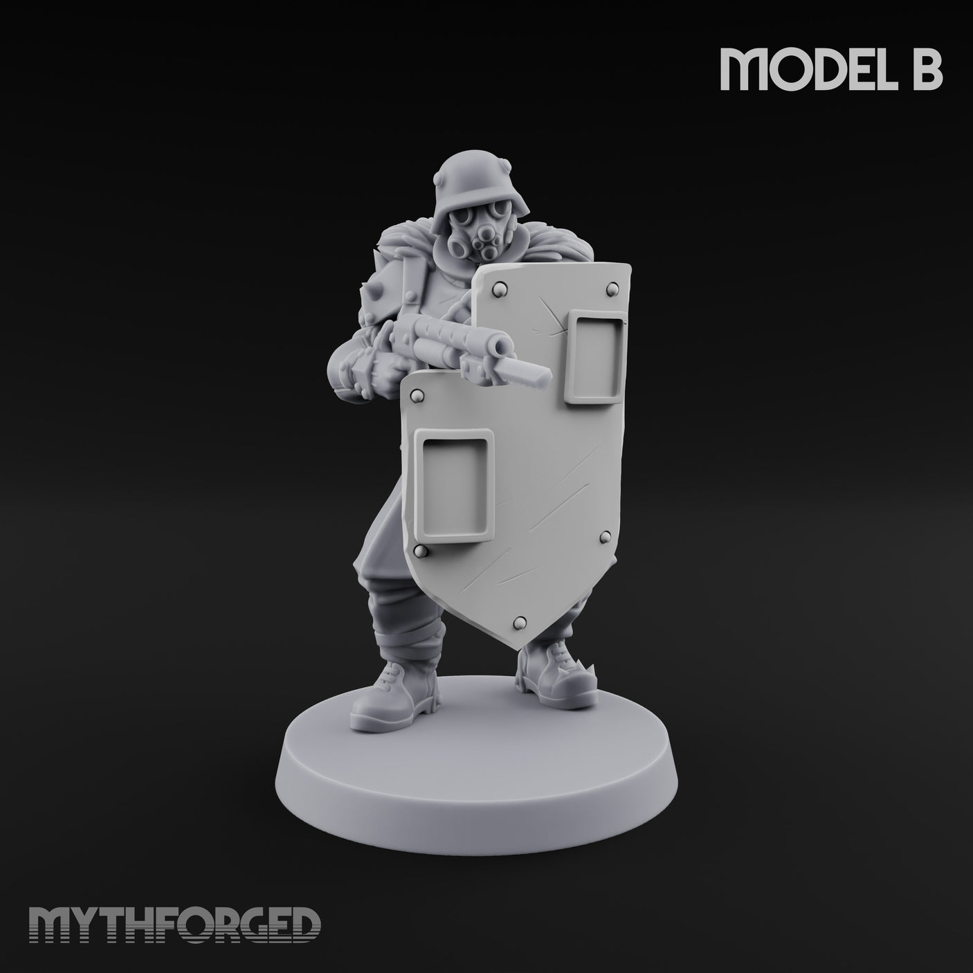 Rifle Bearing Shield Wielding Trooper B gallery 1