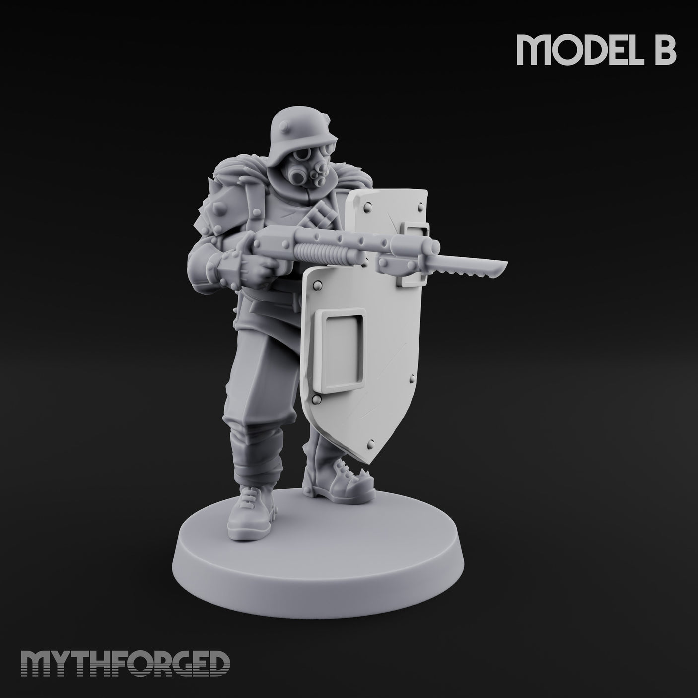 Rifle Bearing Shield Wielding Trooper B gallery 2