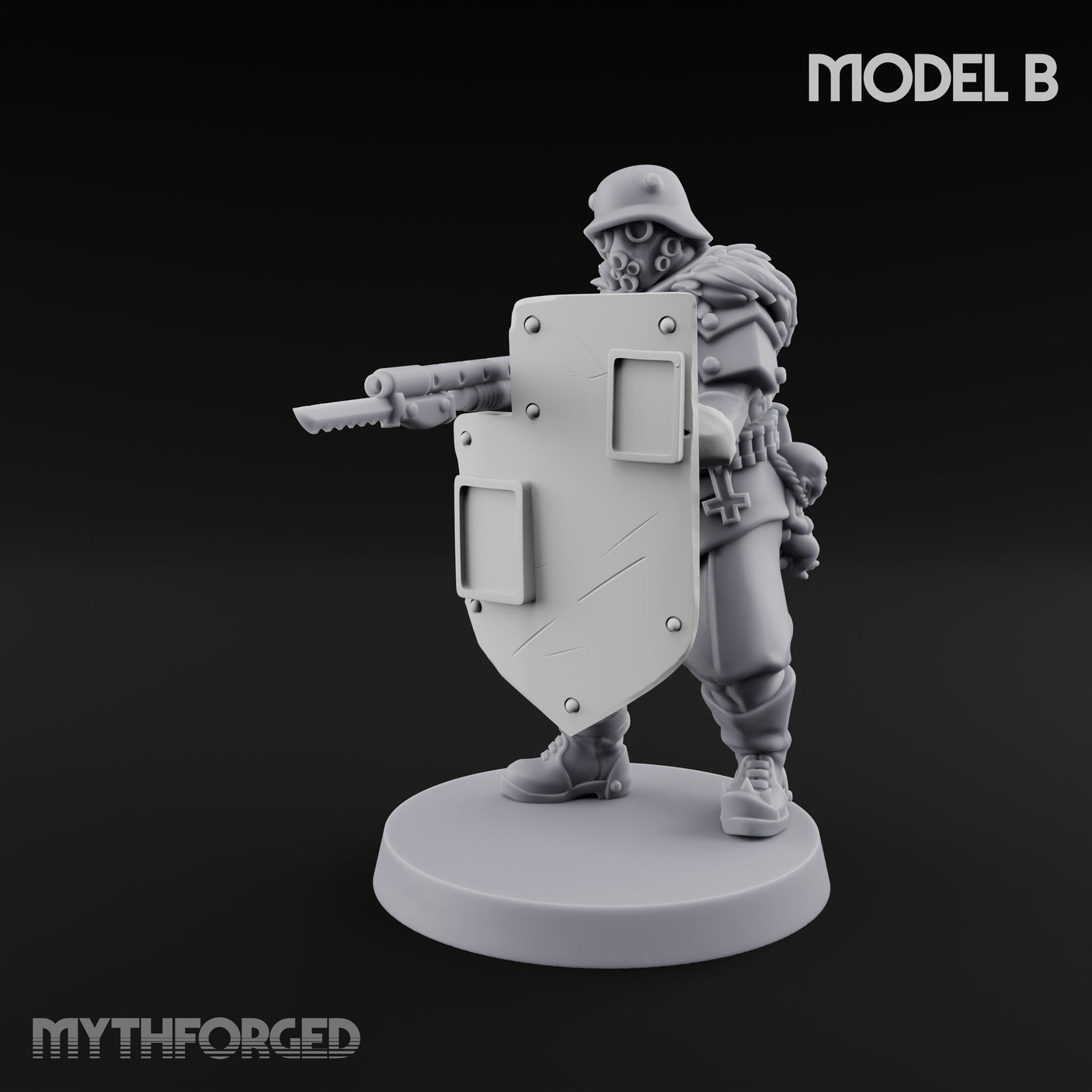 Rifle Bearing Shield Wielding Trooper B gallery 8