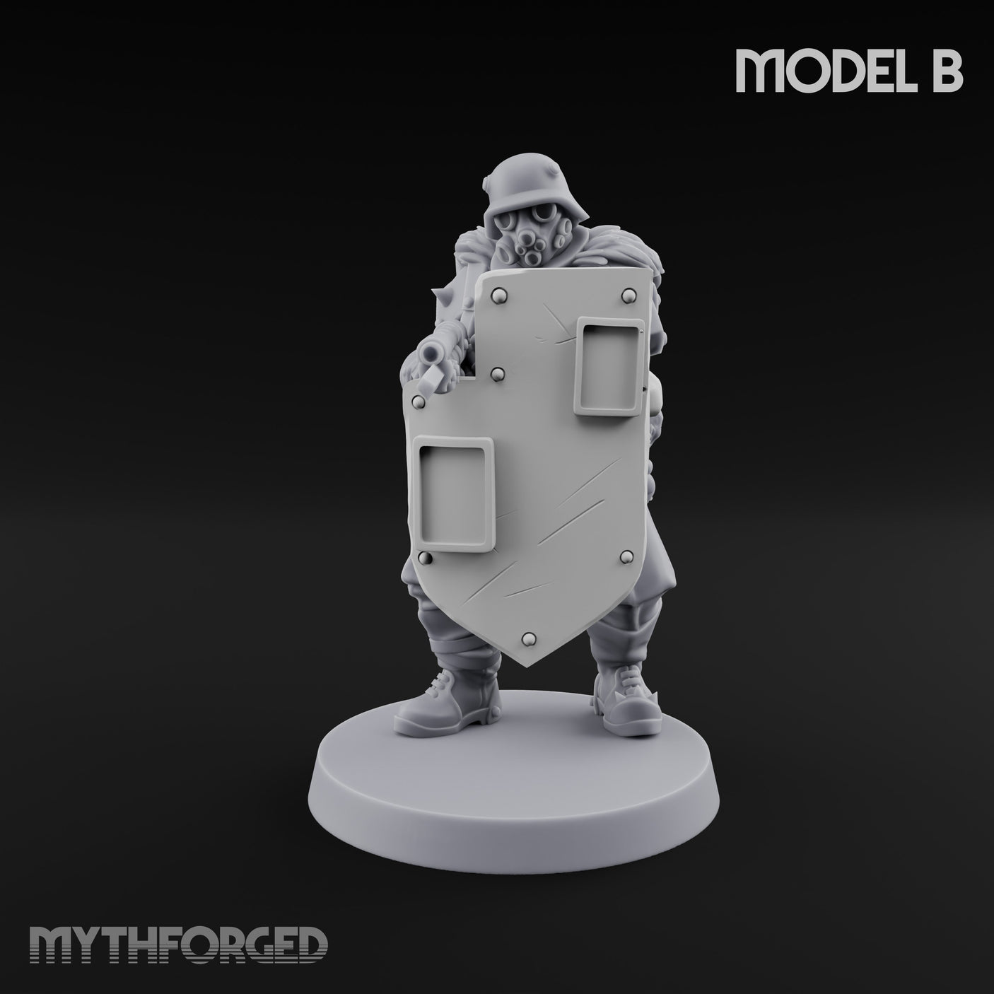 Rifle Bearing Shield Wielding Trooper B gallery 9