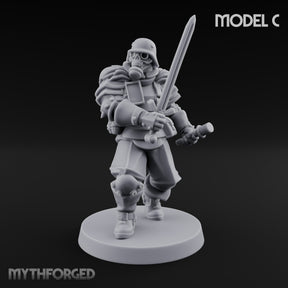 Rifle Bearing Shield Wielding Trooper C