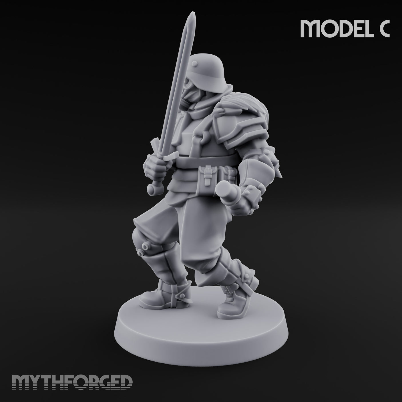 Rifle Bearing Shield Wielding Trooper C gallery 7