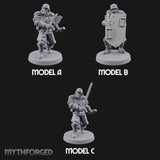 Rifle Bearing Shield Wielding Troopers — Full Set