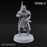 Rifle Bearing Steampunk Templar A Miniature for Dungeons and Dragons, Pathfinder or other TTRPGs