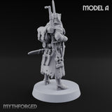Rifle Bearing Steampunk Templar A Miniature for Dungeons and Dragons, Pathfinder or other TTRPGs