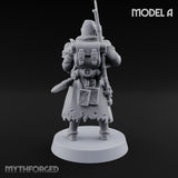 Rifle Bearing Steampunk Templar A Miniature for Dungeons and Dragons, Pathfinder or other TTRPGs