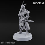 Rifle Bearing Steampunk Templar A Miniature for Dungeons and Dragons, Pathfinder or other TTRPGs