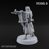 Rifle Bearing Steampunk Templar B Miniature for Dungeons and Dragons, Pathfinder or other TTRPGs
