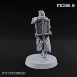 Rifle Bearing Steampunk Templar B Miniature for Dungeons and Dragons, Pathfinder or other TTRPGs