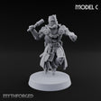 Rifle Bearing Steampunk Templar C Miniature for Dungeons and Dragons, Pathfinder or other TTRPGs