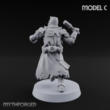 Rifle Bearing Steampunk Templar C Miniature for Dungeons and Dragons, Pathfinder or other TTRPGs