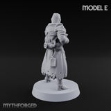 Rifle Bearing Steampunk Templar E Miniature for Dungeons and Dragons, Pathfinder or other TTRPGs