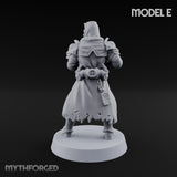 Rifle Bearing Steampunk Templar E Miniature for Dungeons and Dragons, Pathfinder or other TTRPGs