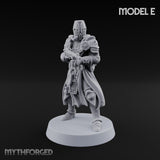 Rifle Bearing Steampunk Templar E Miniature for Dungeons and Dragons, Pathfinder or other TTRPGs
