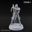 Rifle Bearing Steampunk Templar F Miniature for Dungeons and Dragons, Pathfinder or other TTRPGs