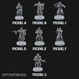 Rifle Bearing Steampunk Templars Miniature for Dungeons and Dragons, Pathfinder or other TTRPGs