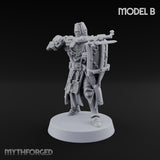 Rifle Bearing Steampunk Templars Miniature for Dungeons and Dragons, Pathfinder or other TTRPGs