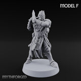 Rifle Bearing Steampunk Templars Miniature for Dungeons and Dragons, Pathfinder or other TTRPGs
