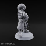 Rifle Levelling Clown Villain Miniature for Dungeons and Dragons, Pathfinder or other TTRPGs