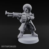 Rifle Levelling Clown Villain Miniature for Dungeons and Dragons, Pathfinder or other TTRPGs