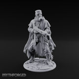Rifle Levelling Human Resistance Fighter Miniature for Dungeons and Dragons, Pathfinder or other TTRPGs