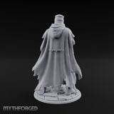 Rifle Levelling Human Resistance Fighter Miniature for Dungeons and Dragons, Pathfinder or other TTRPGs