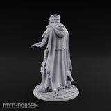 Rifle Levelling Human Resistance Fighter Miniature for Dungeons and Dragons, Pathfinder or other TTRPGs