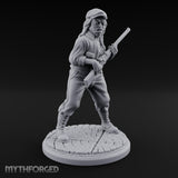Rifle Levelling Hybrid Hunter Miniature for Dungeons and Dragons, Pathfinder or other TTRPGs