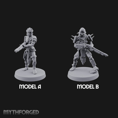Rifle Levelling Ragged Wretched Marauders — Full Set