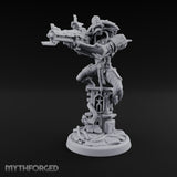 Rifle Levelling Ruin Perching Simian Sniper Miniature for Dungeons and Dragons, Pathfinder or other TTRPGs