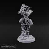 Rifle Levelling Ruin Perching Simian Sniper Miniature for Dungeons and Dragons, Pathfinder or other TTRPGs