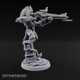Rifle Levelling Ruin Perching Simian Sniper Miniature for Dungeons and Dragons, Pathfinder or other TTRPGs